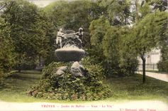 Troyes - Garden of the Belfry - CPA