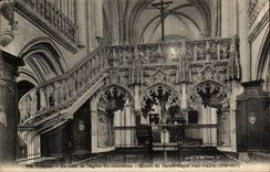 Troyes - Jube of the church co Madeleine - Work of Master mason Jean gaide - CPA