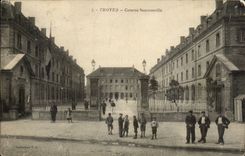 Troyes - Barracks Beuraonville CPA