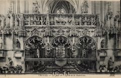 Troyes - Jube of the Church of Madeleine CPA