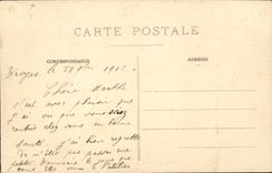 Troyes - Fountain Argence and Lycee - 1913 CPA