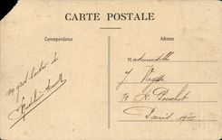 Troyes Roasts Hotel of Ouevre God out of wrought iron CPA