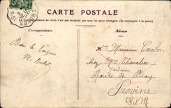 Bar on the Seine CPA Panoramic View of the suburb of the station