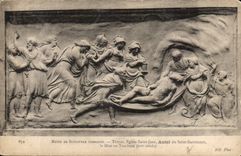 Troyes CPA Museum of sculpture comparee Church Saint Jean Furnace bridge of Saint the sacrament