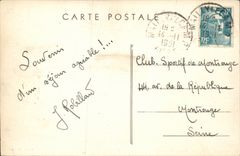 Mailly CPA Road of the camp