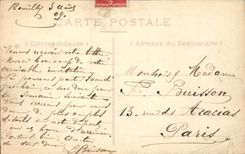 Romilly on the Seine CPA Street Carnot