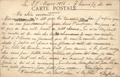 Troyes CPA Monument of the children of the paddle and Train station