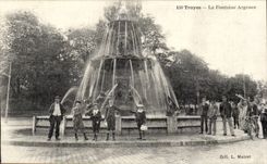 Troyes CPA the Argence fountain