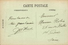 Troyes CPA Train station front view