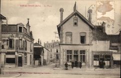 Bar on the Seine CPA the post office