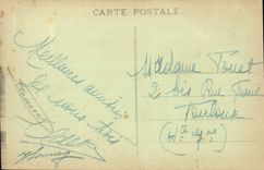 Stab auf dem Seine CPA die Post