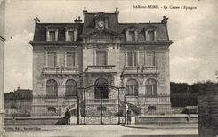 Bar sweats the Seine - the Savings bank - CPA