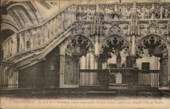 Troyes Jube of the Church of the Madeleine works remarkable of Jean Garou - CPA