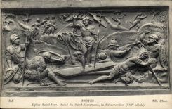 Troyes - Church Saint Jean - Furnace bridge of Saint Sacrament - Low Relief - CPA