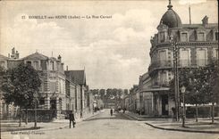 Romilly on the Seine - the Street Carnot - CPA