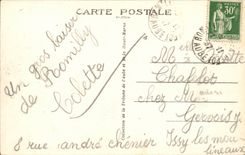 Romilly on the Seine CPA the new post office building