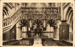 Troyes CPA Church Sainte Madeleine the jube