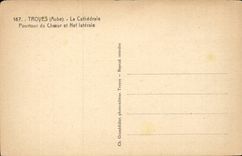 Troyes CPA the cathedral Circumference of the chorus and side aisle