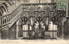 TRoyes CPA Jube of the church Sainte Madeleine