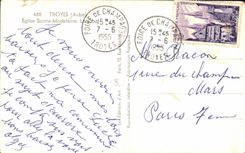 TRoyes CPA Church Sainte Madeleine the jube