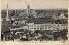 TRoyes CPA Seen on Saint Remy and the cathedral