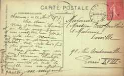 Chaource CPA External of the church southern Gate