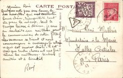 Chassy naher Innenraum CPA der Kirche