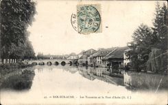 Stab auf Paddel - Gerberei und die Brucke vom Paddel - CPA