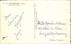 Stab auf Paddel - panoramische Ansicht - CPA