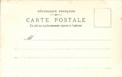 Bar on Paddle - Tanneries under Snow - CPA