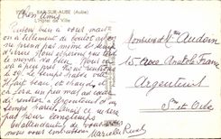 Stab auf Paddel - das Rathaus - CPA