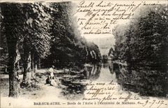 Bar on Paddle - Edges of the Paddle to the extremitie of Mathaux - CPA