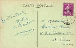 Camp of Mailly - Distribution of Soup to the Travelling one - CPA (militaria)