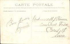 Camp of Mailly - the visit of the Horses - CPA