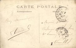 Ervry - Street of the Station - CPA