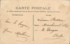 Villemaur - Bell-tower of wood CPA