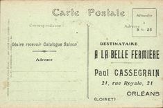 Olivet - Edges of Loiret - CPA (publicity the Beautiful Cassegrain Flower stand)