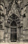 Orleans - Details of the Cathedral - Main door - said bishops - CPA