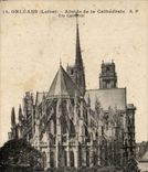Orleans - Apse of the Cathedral - CPA