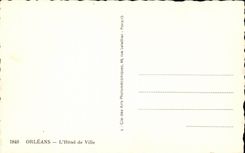 Orleans - the Town hall - CPA