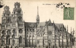 Orleans - the Cathedral - CPA