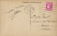 Orleans - Public garden Albert 1 - Berry - Street of the Republic - CPA