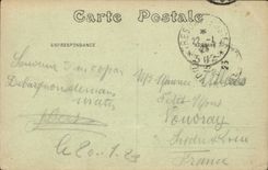 Orleans - Place Saint Cross - the Cathedral - CPA