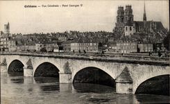 Orleans - View Bridge George V - bridge - CPA