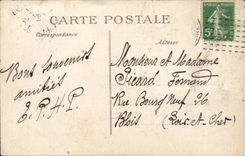 Orleans - Interior of the Town hall - the day of May 8th - Statue of Jeanne d' Arc - CPA