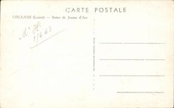 Orleans - Statue the Jeanne d' Arc - CPA