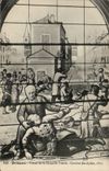 Orleans - Stained glass of the Old Vault - Combat of Aydes 1870 - stained knell window - CPA