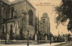 Orleans - Church Sainte Euvert and the Mall - - CPA