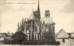 Orleans - Apse of the Cathedral - CPA