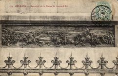 Orleans - Low Relief of Statue of Jeanne d' Arc - CPA